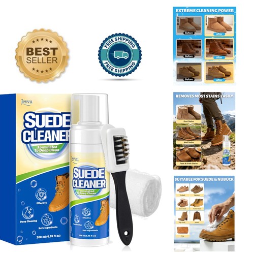 Complete suede cleaning kit - cleaning,
