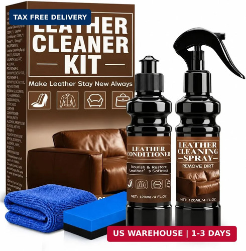 Car leather cleaner and - leather,