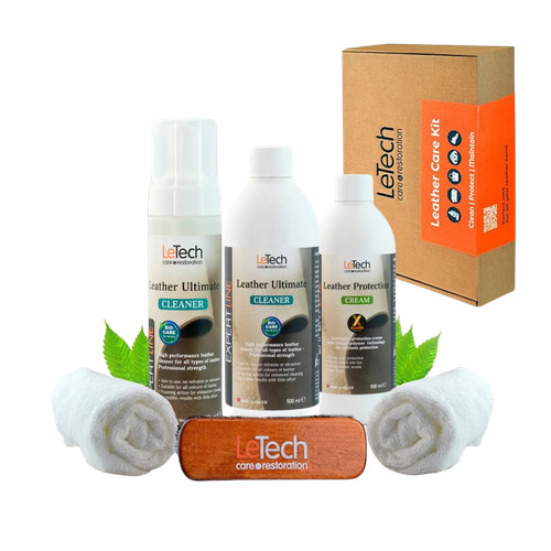 Letech leather care - leather, kit