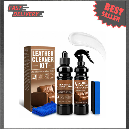 Leather cleaner and - leather,