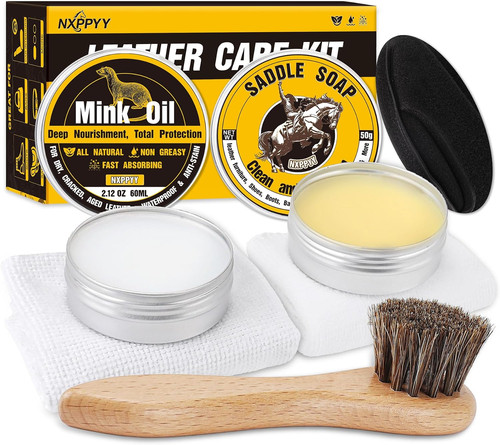 Leather boot care kit - boot, kit,