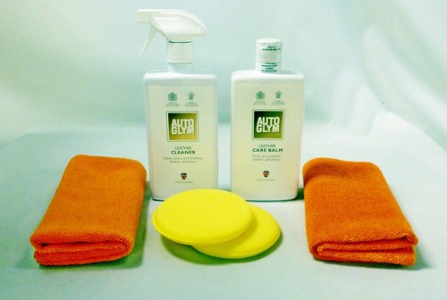 Autoglym leather cleaner - cleaner, and
