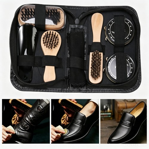 Shoe polish care kit for - kit,