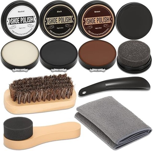 Pcs leather shoe polish - pcs, kit