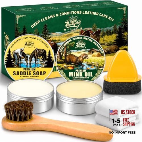 Leather boot care kit - care, oil