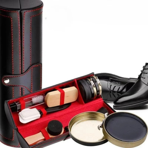 Leather shoe care kit - shoe,