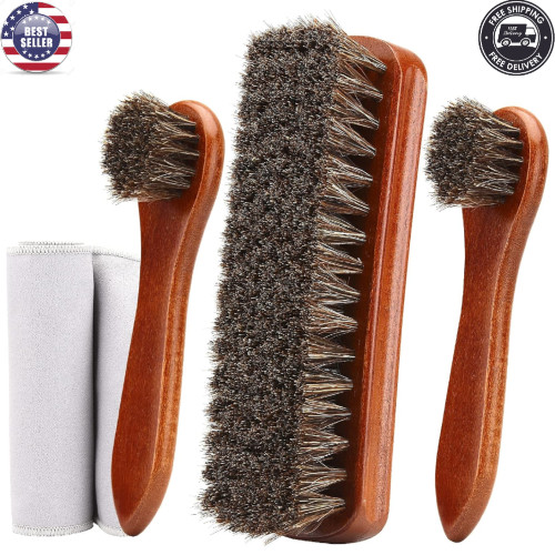 Piece horsehair shoe - horsehair, brush
