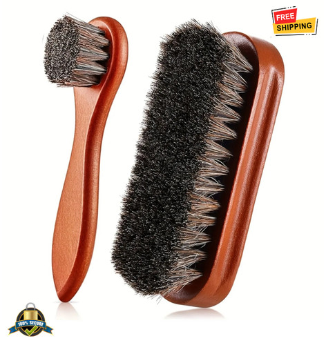 2pcs horsehair shoe - shoe, brush