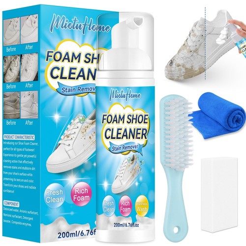 Shoe cleaning kit with brush - kit,